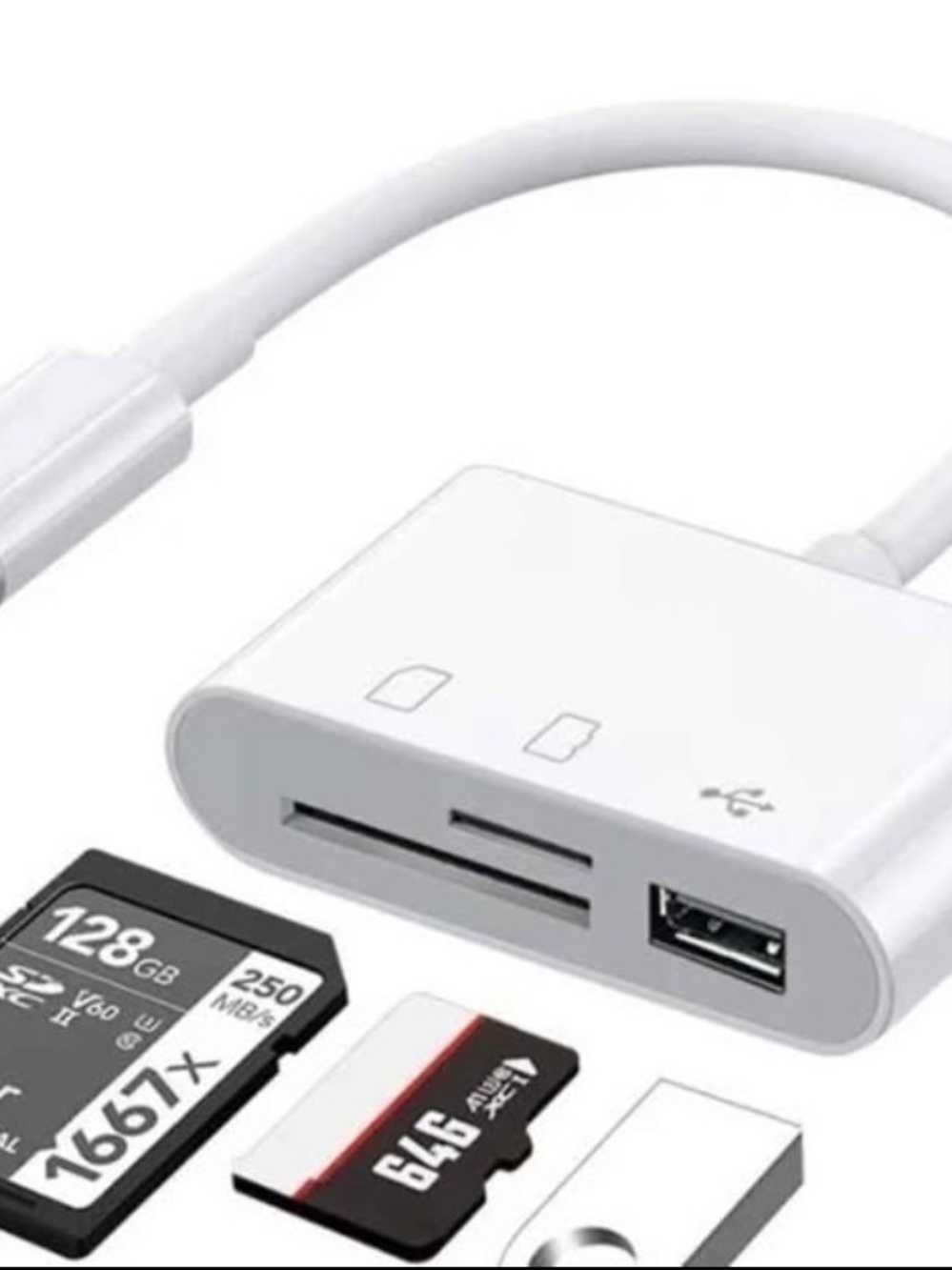 ​Lot of 4 USB-C to SD Card Reader Hubs | Bulk Pack Multi-Functional Adapters